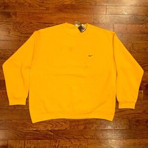 Vintage Y2K Nike University Gold Crewneck Sweatshirt 2XL